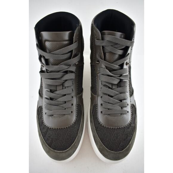 Christian Louboutin Mens Top Rui Flat Ombre Brown Techno High Sneaker 43.5 10.5 - Picture 7 of 12